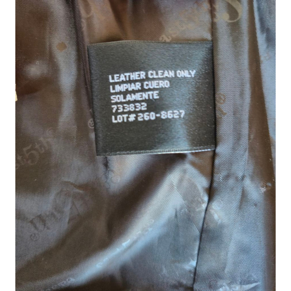 East 5th Genuine Leather Jacket Sophisticated Modern Minimalist XL NWOT - Picture 8 of 12